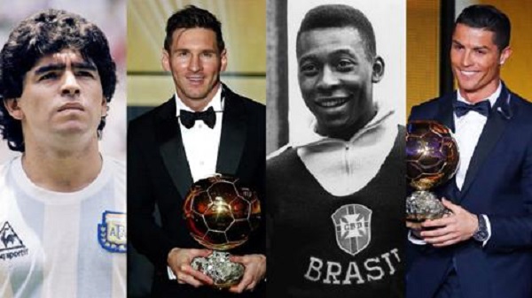10 cầu thủ xuất sắc nhất mọi thời đại