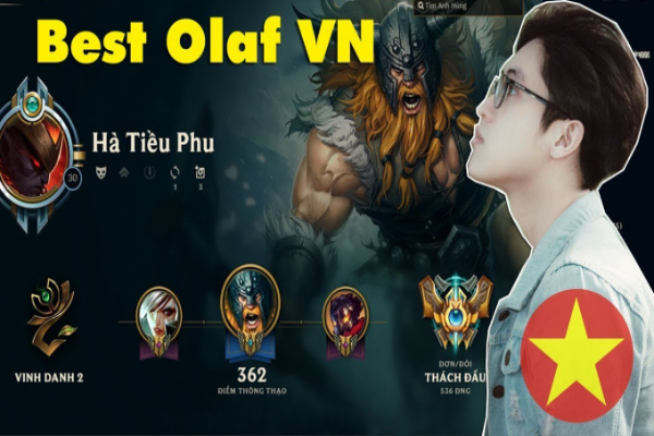 Hà Tiều Phu - 1 champ Olaf nổi tiếng ở Việt Nam