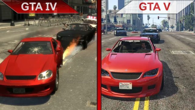 GTA 4 vs GTA 5 có khá nhiều điểm tương đồng