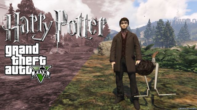 Bản Mod Harry Potter trên GTA 5 vô cùng vi diệu