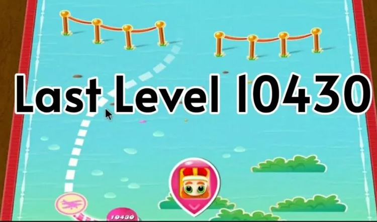 Hiện tại Candy Crush Saga đã có khoảng 10430 level