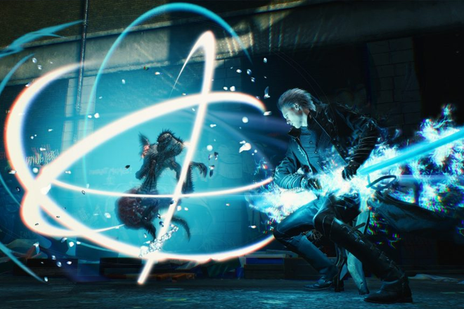 Vergil trong Devil May Cry 5