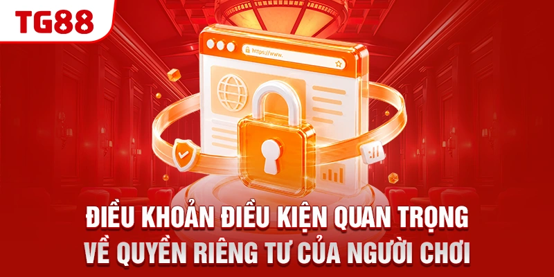 Điều Khoản Điều Kiện TG88 - Quy Định Cá Cược Mới Nhất 2026 3 Điều khoản điều kiện quan trọng về quyền riêng tư của người chơi