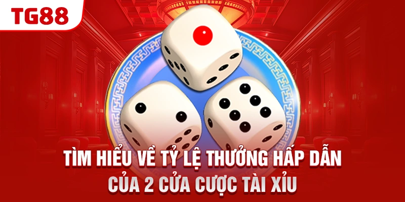 Tìm hiểu về tỷ lệ thưởng hấp dẫn của 2 cửa cược Tài Xỉu